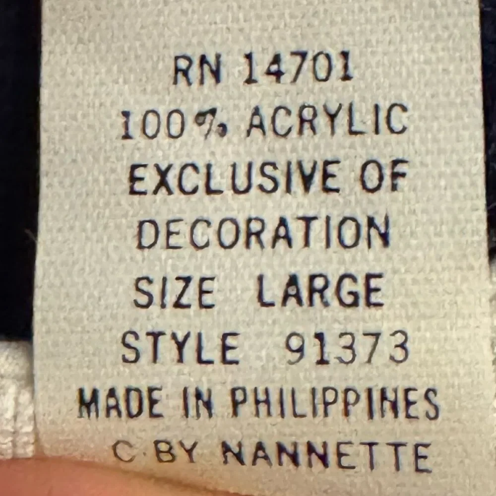 NWT Vintage Nann Knits Size 6X Long Sleeve Sailor Nautical Dress